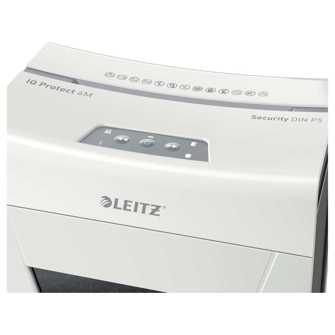 Destructeur de documents très confidentiels P5 Coupe croisée IQ Protect 6M 2 x 15 mm LEITZ — Détails