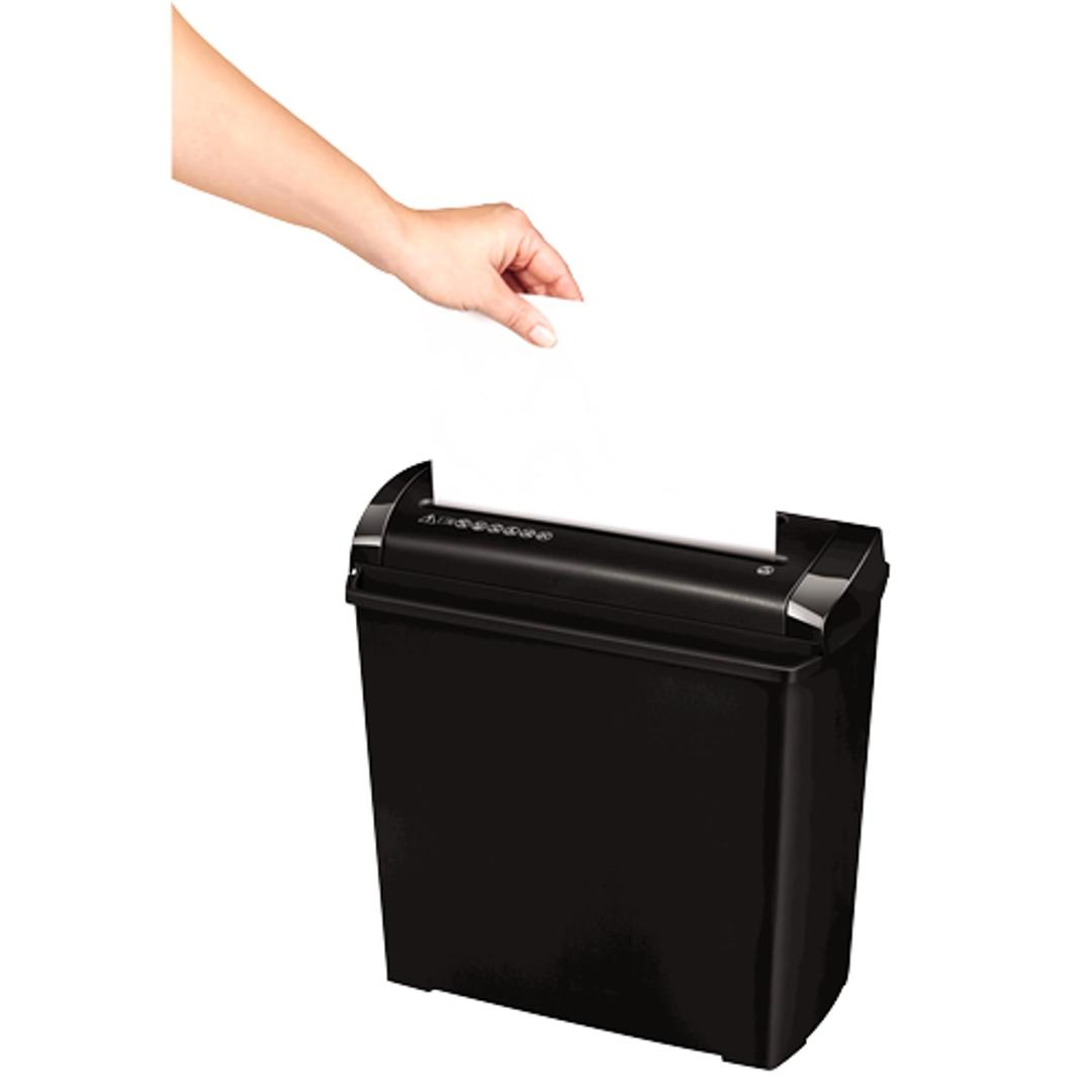 Destructeur de documents P1 Coupe droite Powershred P-25S 7 mm FELLOWES — Fente d'insertion manuelle du papier - Destructeur de papier Fellowes