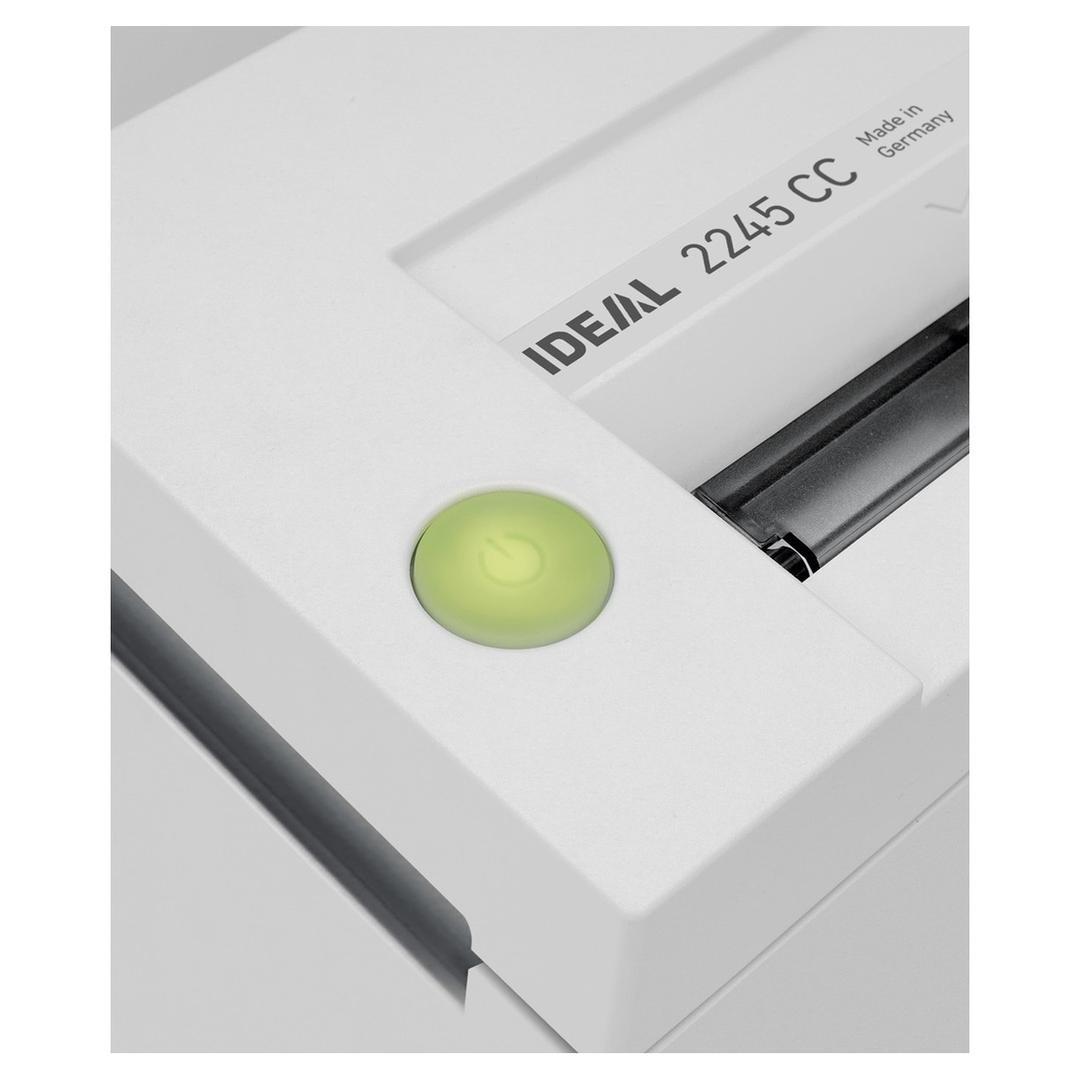 Destructeur de documents très confidentiels P5 Coupe croisée 2245 C/C 2 x 15 mm IDEAL — Details
