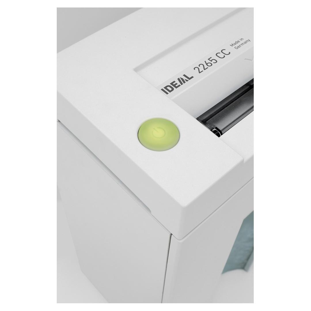 Destructeur de documents très confidentiels P5 Coupe croisée 2265 C/C 2 x 15 mm IDEAL — Details