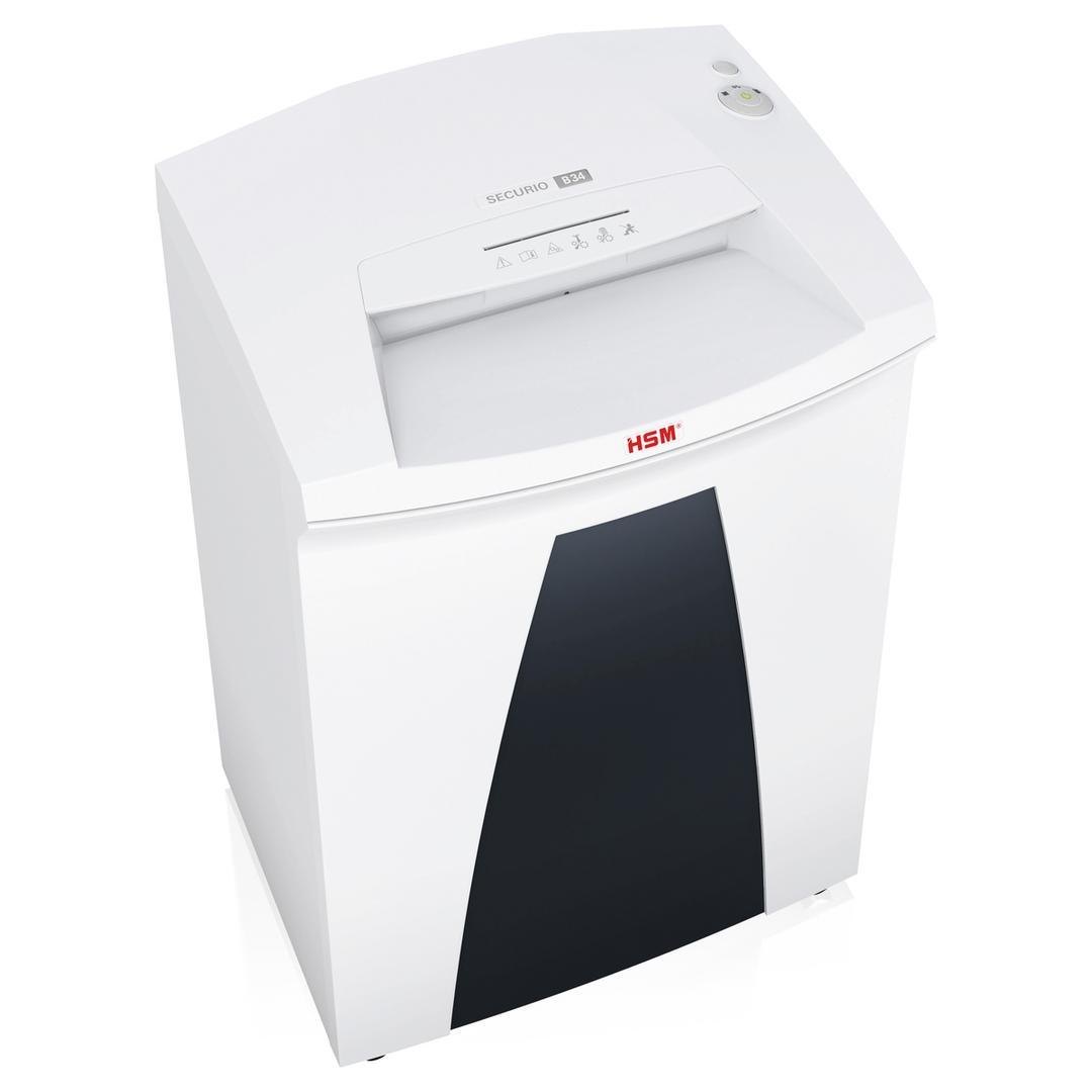 Destructeur de documents P2 Coupe droite B34 Securio 5,8 mm HSM — Vue de droite