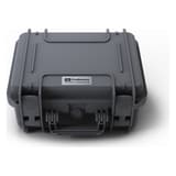 Valise de stockage IP67 pour 5 supports LTO ou HDD 3,5 pouces USC Small PRODEVICE - Valise de stockage PRODEVICE USC Small fermée, coque grise et fermetures à loquets