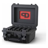 Valise de stockage IP67 pour 5 supports LTO ou HDD 3,5 pouces USC Small PRODEVICE - Valise de stockage PRODEVICE USC Small ouverte, mousse de séparation pour 5 supports