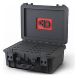 Valise de stockage IP67 pour 10 supports LTO ou HDD 3,5 pouces USC Medium PRODEVICE - Valise de stockage PRODEVICE USC Medium ouverte, mousse de séparation pour 10 supports