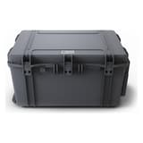 Valise de stockage IP67 pour 60 supports LTO ou HDD 3,5 pouces USC XLarge PRODEVICE - Valise de stockage PRODEVICE USC XLarge fermée, sur roulettes