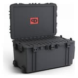 Valise de stockage IP67 pour 60 supports LTO ou HDD 3,5 pouces USC XLarge PRODEVICE - Valise de stockage PRODEVICE USC XLarge ouverte, mousse de séparation pour 60 supports