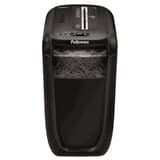 Destructeur de documents confidentiels P4 Coupe croisée Powershred 60Cs 4 x 50 mm FELLOWES — Vu de face, bandeau de commande et fente d'introduction