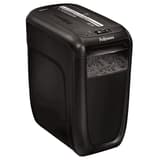 Destructeur de documents confidentiels P4 Coupe croisée Powershred 60Cs 4 x 50 mm FELLOWES — Vu de profil droit, corbeille de 22 litres