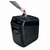 Destructeur de documents confidentiels P4 Coupe croisée Insertion papier automatique AutoMax 200C 4 x 38 mm avec insertion papier automatique FELLOWES — Insertion cd