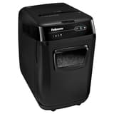 Destructeur de documents confidentiels P4 Coupe croisée Insertion papier automatique AutoMax 200C 4 x 38 mm avec insertion papier automatique FELLOWES — Vue de droite