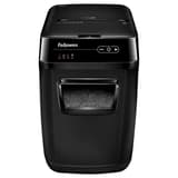 Destructeur de documents confidentiels P4 Coupe croisée Insertion papier automatique AutoMax 150C 4 x 38 mm avec insertion papier automatique FELLOWES — Vue de face