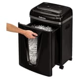Destructeur de documents très confidentiels P5 Coupe croisée Microshred 450M 2 x 12 mm FELLOWES — Bac collecteur ouvert