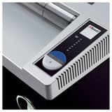 Destructeur de documents confidentiels P4 Coupe croisée RLWX39 4 x 40 mm REXEL — Détails bouton