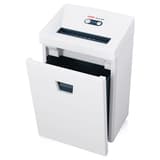 Destructeur de documents P2 Coupe droite 420 Pure 3,9 mm HSM — Bac collecteur ouvert