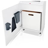 Destructeur de documents très secrets P7 Coupe micro-particules Forte capacité Huileur automatique P36i Securio 1 x 5 mm Bloc de coupe CD  (2 X 2 mm) OMDD HSM — Collecteur cb séparé