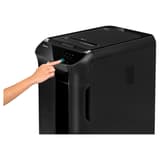 Destructeur de documents confidentiels P4 Coupe croisée Insertion papier automatique AutoMax 550C 4 x 38 mm avec insertion papier automatique FELLOWES — Bouton power