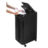 Destructeur de documents confidentiels P4 Coupe croisée Insertion papier automatique AutoMax 550C 4 x 38 mm avec insertion papier automatique FELLOWES — Insertion papier automatique