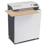 Matelasseur de cartons pour calage P425 ProfiPack monophasé HSM — Vue de droite en fonctionnement - 1 carton