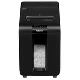 Destructeur de documents confidentiels P4 Coupe croisée Insertion papier automatique AutoMax 100M 4 x 10 mm avec insertion papier automatique FELLOWES — Vue de face