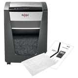 Destructeur de documents très confidentiels P5 Coupe croisée Momentum M515 2 x 15 mm REXEL — Avec feuilles de lubrification