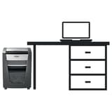 Destructeur de documents très confidentiels P5 Coupe croisée Momentum M515 2 x 15 mm REXEL — Comparateur taille réelle