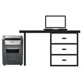Destructeur de documents confidentiels P4 Coupe croisée Momentum X420 4 x 40 mm REXEL — Comparateur taille réelle