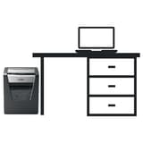 Destructeur de documents confidentiels P4 Coupe croisée Momentum X415 4 x 40 mm REXEL — Comparateur taille réelle