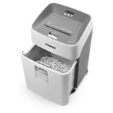 Destructeur de documents confidentiels P4 Coupe croisée Insertion papier automatique ShredMATIC 300 P-4 4 x 15 mm avec insertion papier automatique DAHLE — Bac collecteur ouvert
