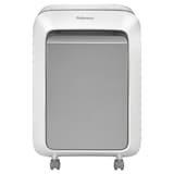 Destructeur de documents très confidentiels P5 Coupe croisée Powershred LX211 2 x 12 mm blanc FELLOWES — Vue de face