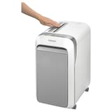 Destructeur de documents très confidentiels P5 Coupe croisée Powershred LX221 2 x 12 mm Blanc FELLOWES — Safe sense
