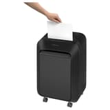 Destructeur de documents très confidentiels P5 Coupe croisée Powershred LX211 2 x 12 mm noir FELLOWES — Insertion papier