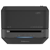 Destructeur de documents très confidentiels P5 Coupe croisée Powershred LX211 2 x 12 mm noir FELLOWES — Vue de dessus