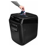 Destructeur de documents très confidentiels P5 Coupe croisée Insertion papier automatique AutoMax 200M 2 x 14 mm avec insertion papier automatique FELLOWES — Insertion cd