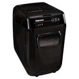 Destructeur de documents très confidentiels P5 Coupe croisée Insertion papier automatique AutoMax 200M 2 x 14 mm avec insertion papier automatique FELLOWES — Vue de droite
