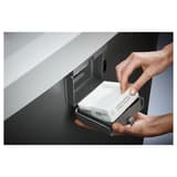 Destructeur de documents confidentiels P4 Coupe croisée Professional 406air 4 x 40 mm DAHLE — Filtre en manipulation