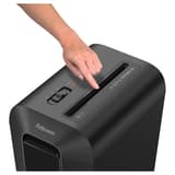 Destructeur de documents confidentiels P4 Coupe croisée Powershred LX65 4 x 40 mm FELLOWES — Safe sense du destructeur de document Fellowes
