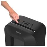 Destructeur de documents confidentiels P4 Coupe croisée Powershred LX85 4 x 40 mm FELLOWES — Safe sense