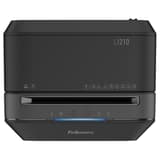 Destructeur de documents confidentiels P4 Coupe croisée Powershred LX210 Mini-Cut 4 x 12 mm FELLOWES — Vue de dessus
