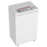 Destructeur de documents confidentiels P4 Coupe croisée 2445 OIL 4 x 40 mm équipé d'un huileur automatique IDEAL — Insertion papier vue de droite