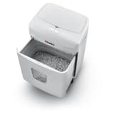 Destructeur de documents confidentiels P4 Coupe croisée Insertion papier automatique ShredMATIC 90 P4 4 x 12 mm avec insertion papier automatique DAHLE — Bac collecteur ouvert