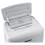 Destructeur de documents confidentiels P4 Coupe croisée Insertion papier automatique ShredMATIC 90 P4 4 x 12 mm avec insertion papier automatique DAHLE — Détails insertion papier