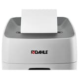 Destructeur de documents confidentiels P4 Coupe croisée Deskside 404P 4 x 35 mm DAHLE — Insertion papier vue de face