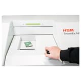 Destructeur de médias Destructeur de médias StoreEx HDS 230 - 20 x 40-50 mm avec tiroir à déchets HSM — Insertion disque dur