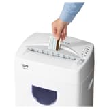 Destructeur de documents très confidentiels P5 Coupe croisée 1500 CP5 2 x 12 mm INTIMUS — Insertion carte plastique