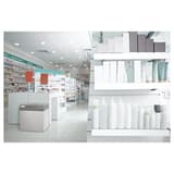 Destructeur de documents confidentiels P4 Coupe croisée 85 OmniShred CP4 3,6 x 43 mm huileur automatique INTIMUS — Mise en situation dans un bureau dans une pharmacie