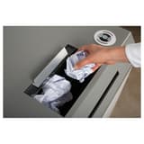 Destructeur de documents confidentiels P4 Coupe croisée 115 OmniShred CP4 3,6 x 43 mm huileur automatique INTIMUS — Insertion papier froissé