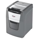 Destructeur de documents confidentiels P4 Coupe croisée Insertion papier automatique Optimum Autofeed+ 90X 4 x 28 mm avec insertion papier automatique REXEL — Base