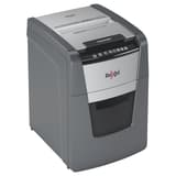 Destructeur de documents confidentiels P4 Coupe croisée Insertion papier automatique Optimum Autofeed+ 90X 4 x 28 mm avec insertion papier automatique REXEL — Vue de droite