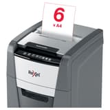 Destructeur de documents très confidentiels P5 Coupe croisée Insertion papier automatique Optimum Autofeed+ 100M 2 x 15 mm avec insertion papier automatique REXEL — Insertion papier manuelle