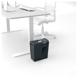 Destructeur de documents P2 Coupe droite Secure S5 6 mm REXEL — Comparaison taille réelle
